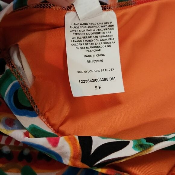 Lucky Brand Tropical Paisley Bikini Set Size Small NWOT - Picture 5 of 6